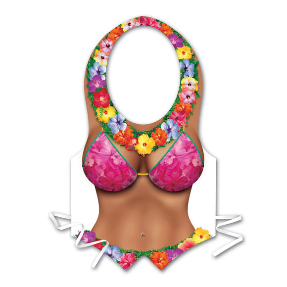 Beistle Plastic Beach Babe Vest - Party Supply Decoration for Luau