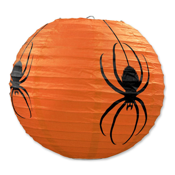 Beistle Spider Paper Lanterns (3 Paper Lanterns Per Package) - Party Supply Decoration for Halloween