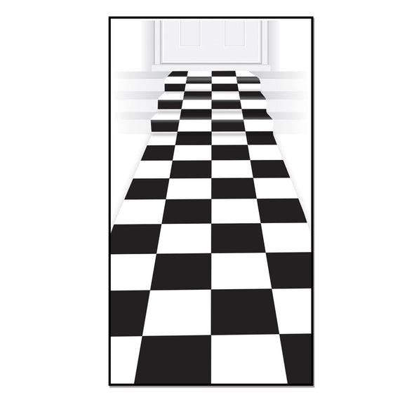 Beistle Checkered Runner - Party Supply Decoration for Racing