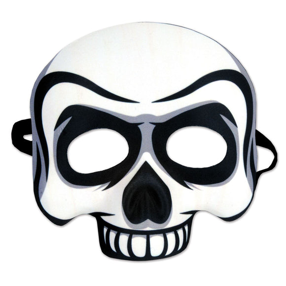 Beistle Skull Half Mask - Party Supply Decoration for Halloween