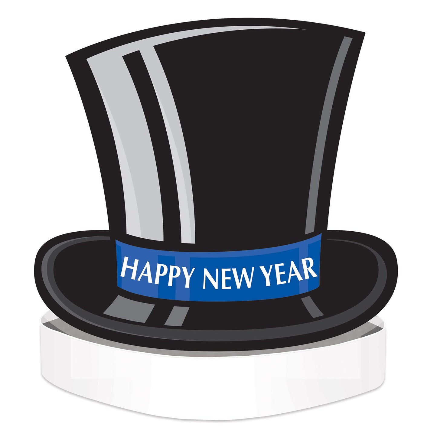 Beistle Happy New Year Top Hat Headband   Party Supply Decoration : New Years