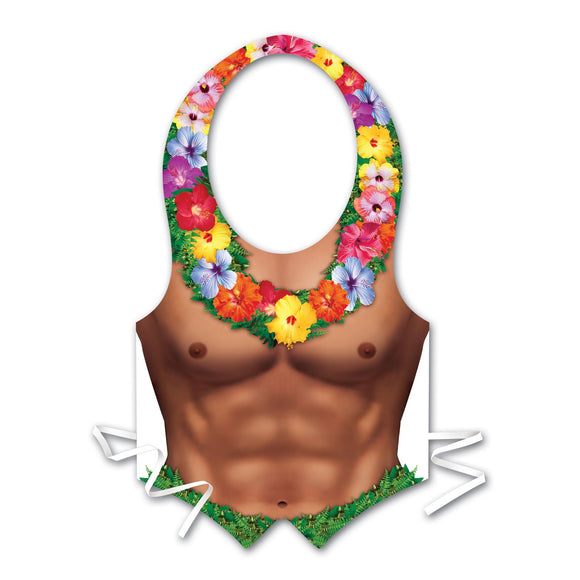 Beistle Plastic Hula Hunk Vest - Party Supply Decoration for Luau