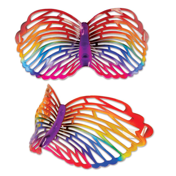 Beistle Rainbow Butterfly Glasses - Party Supply Decoration for Rainbow