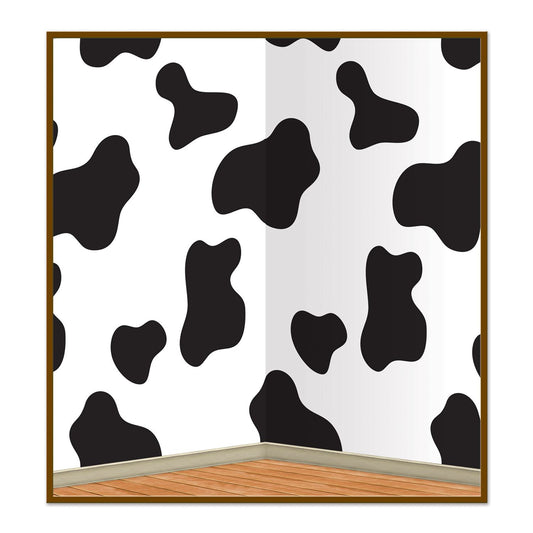 Beistle Cow Print Backdrop 4' x 30' (1/Pkg) Party Supply Decoration : Farm