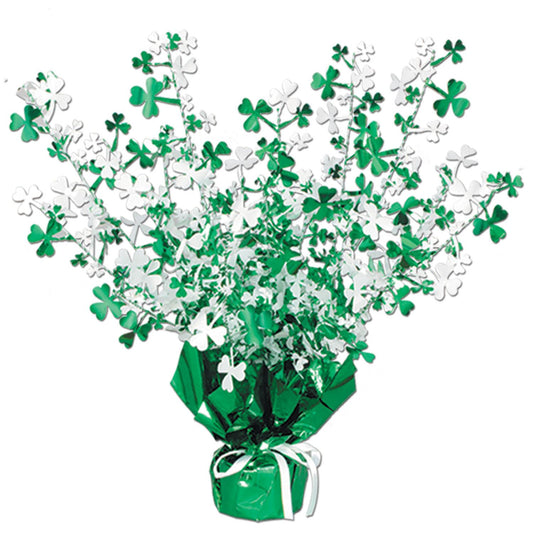 Beistle Shamrock Gleam N Burst Centerpiece 15 in  (1/Pkg) Party Supply Decoration : St. Patricks