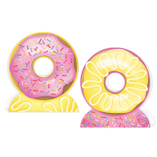 Beistle 3-D Donut Centerpiece 10 in  (1/Pkg) Party Supply Decoration : Donuts