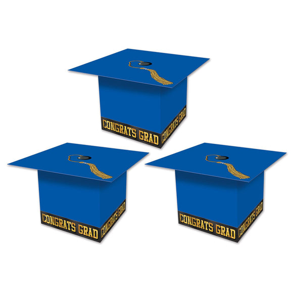 Beistle Grad Cap Favor Boxes - Party Supply Decoration for Graduation