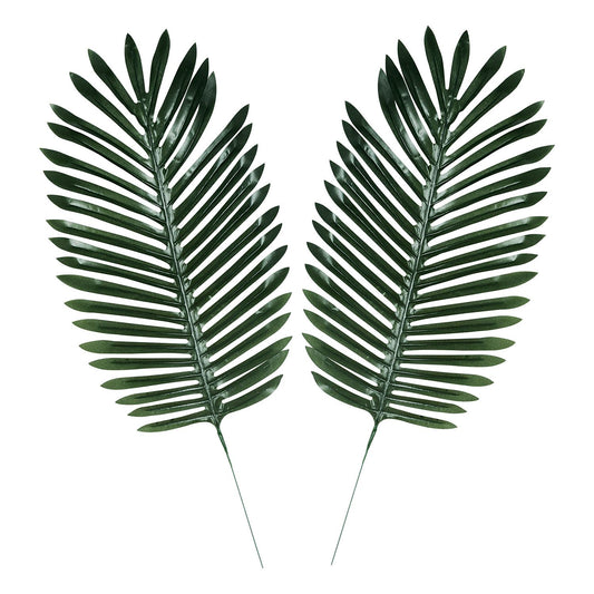 Beistle Fabric Fern Palm Leaves (2 per package) - Party Supply Decoration for Luau