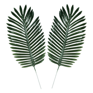 Beistle Fabric Fern Palm Leaves (2 per package) - Party Supply Decoration for Luau