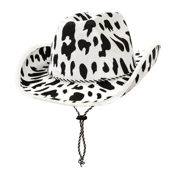Beistle Cow Print Cowboy Hat   Party Supply Decoration : Farm