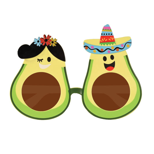 Beistle Avocado Glasses - Party Supply Decoration for Fiesta / Cinco de Mayo