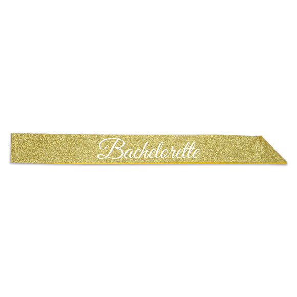 Beistle Bachelorette Glittered Sash - Party Supply Decoration for Bachelorette