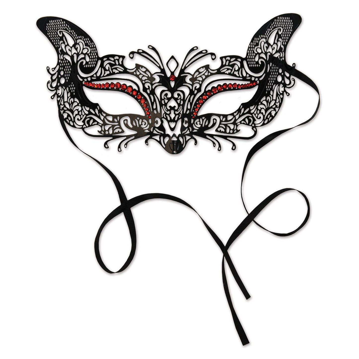 Beistle Metal Filigree Masquerade Mask - Party Supply Decoration for Mardi Gras