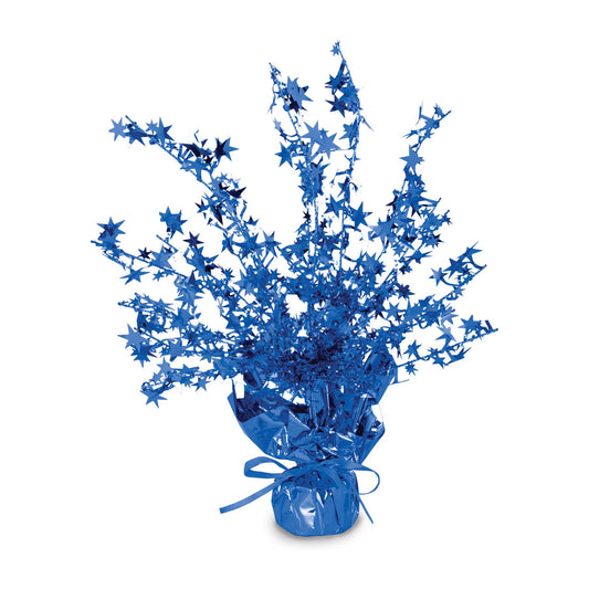 Beistle Blue Star Gleam N Burst Centerpiece 15 in  (1/Pkg) Party Supply Decoration : General Occasion