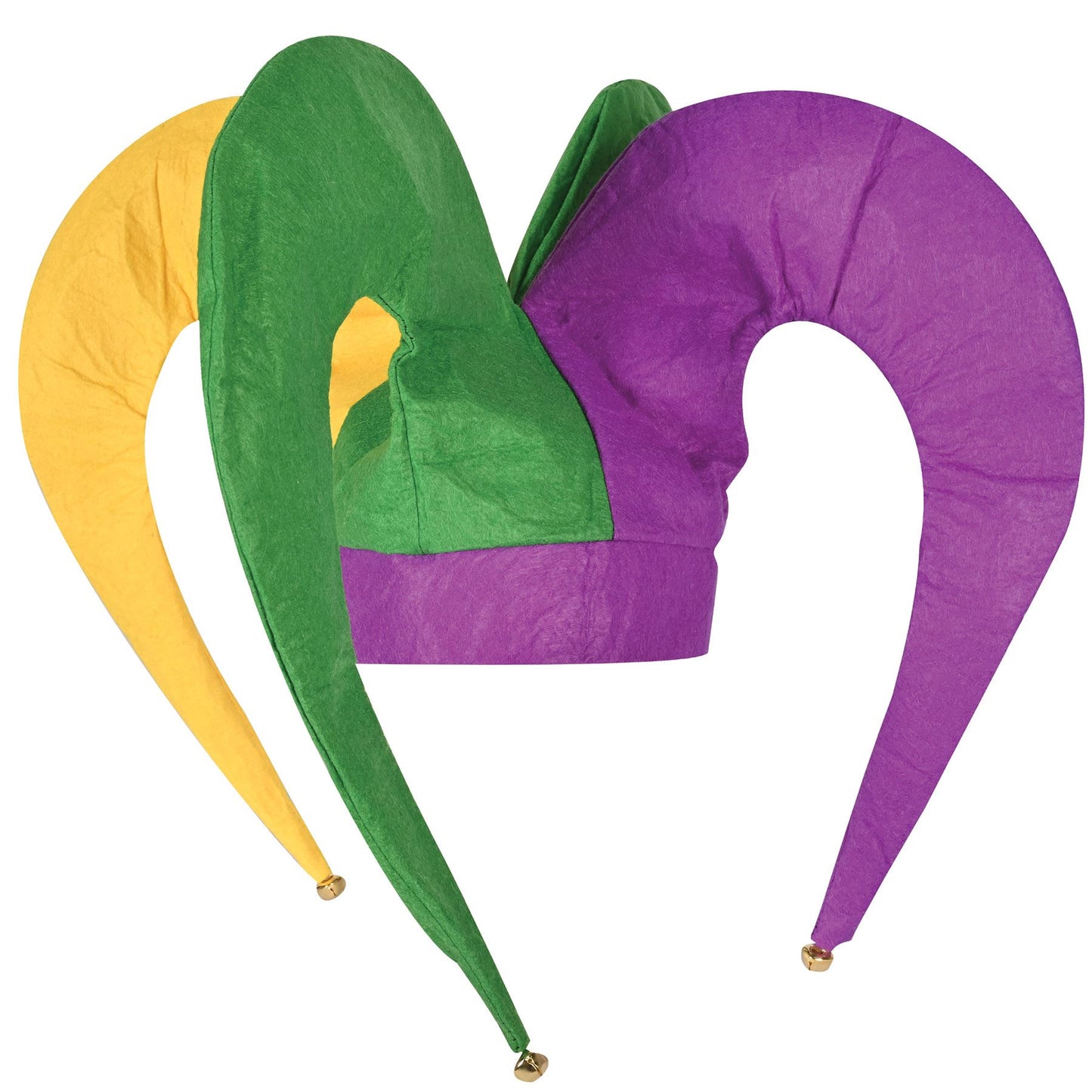 Beistle Felt Jester Hat  (1/Card) Party Supply Decoration : Mardi Gras