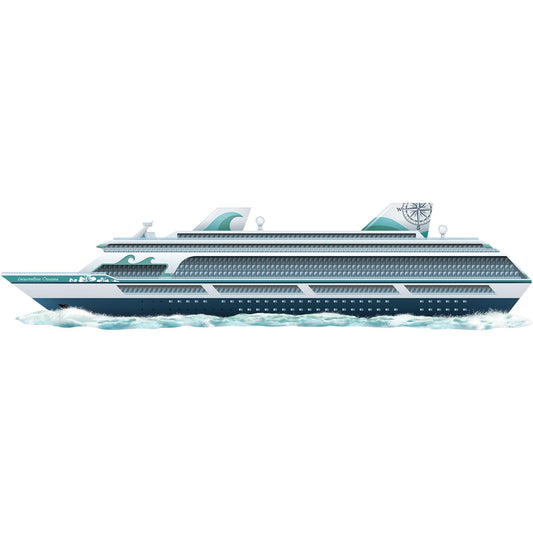 Beistle Jointed Cruise Ship - Party Supply Decoration for Nautical