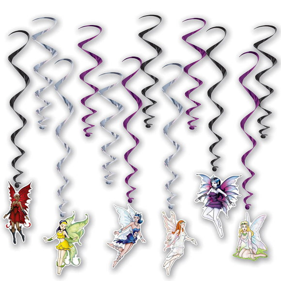 Beistle Fairy Whirls - Party Supply Decoration for Fantasy
