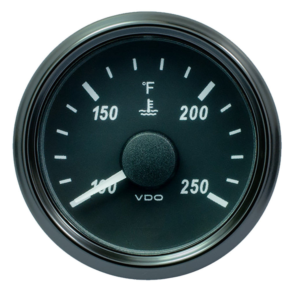 VDO SingleViu 52mm (2-1/16") Water Temp. Gauge - 250 F - 291-22 OHM [A2C3833350030]