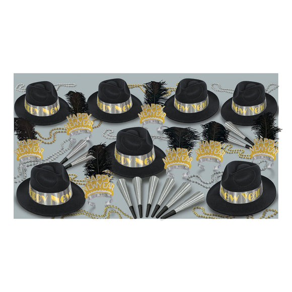 Beistle Platinum Gold Asst for 50 - Party Supply Decoration for New Years