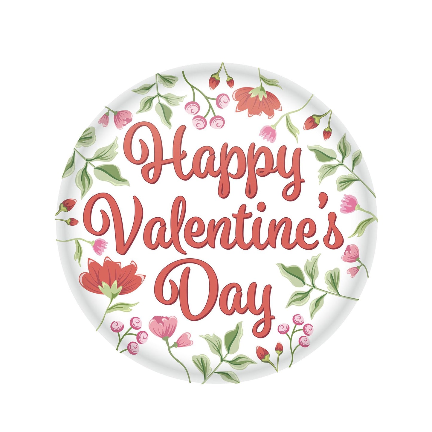 Happy Valentine's Day Button