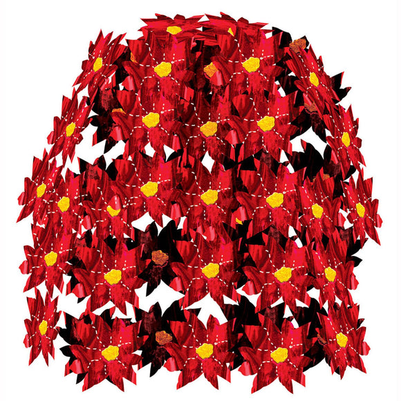 Beistle Poinsettia Cascade - Party Supply Decoration for Christmas / Winter