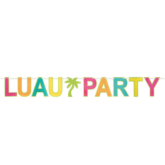 Beistle Luau Party Streamer 80.25 in  x 7' (1/Pkg) Party Supply Decoration : Luau