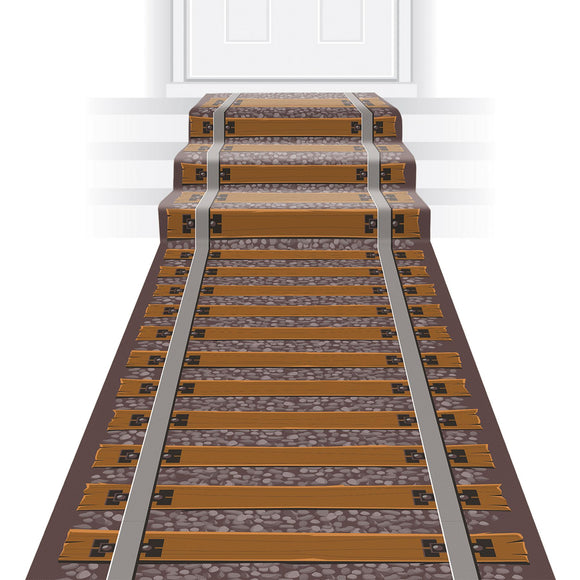 Beistle Railroad Track Runner - Party Supply Decoration for Western
