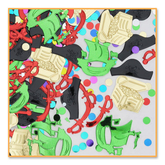 Beistle Pirate Party Confetti - Party Supply Decoration for Pirate