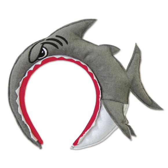 Beistle Shark Headband  (1/Card) Party Supply Decoration : Shark