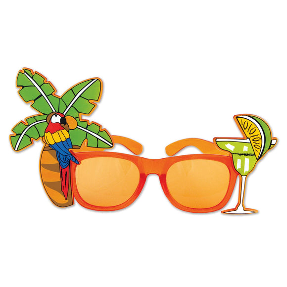Beistle Palm Tree and Parrot Fanci-Frames - Party Supply Decoration for Luau