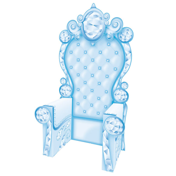 Beistle 3-D Winter Wonderland Ice Crystal Throne Prop - Party Supply Decoration for Prom
