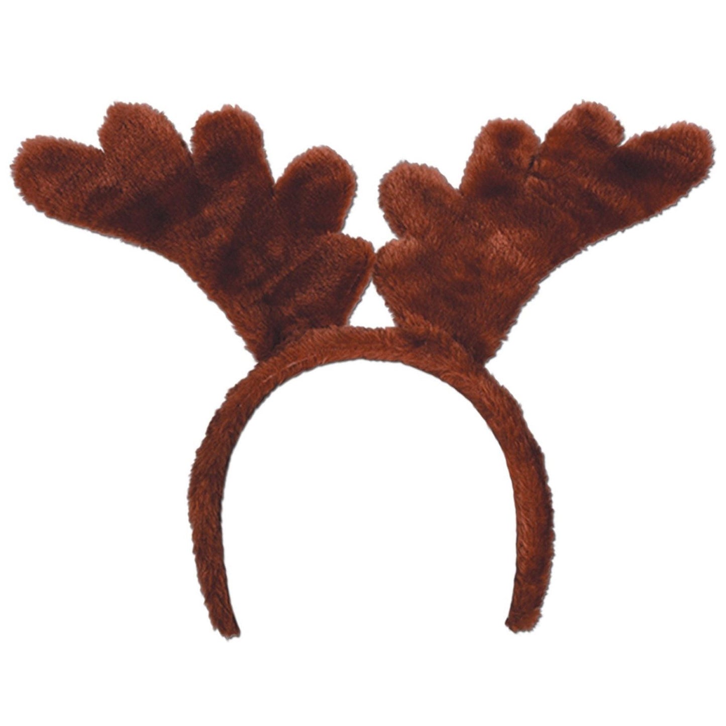 Beistle Soft Reindeer Antlers Headband  (1/Card) Party Supply Decoration : Christmas/Winter