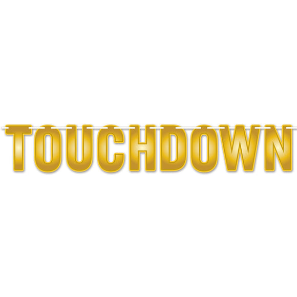 Beistle Touchdown Streamer 7 in  x 6' (1/Pkg) Party Supply Decoration : Football