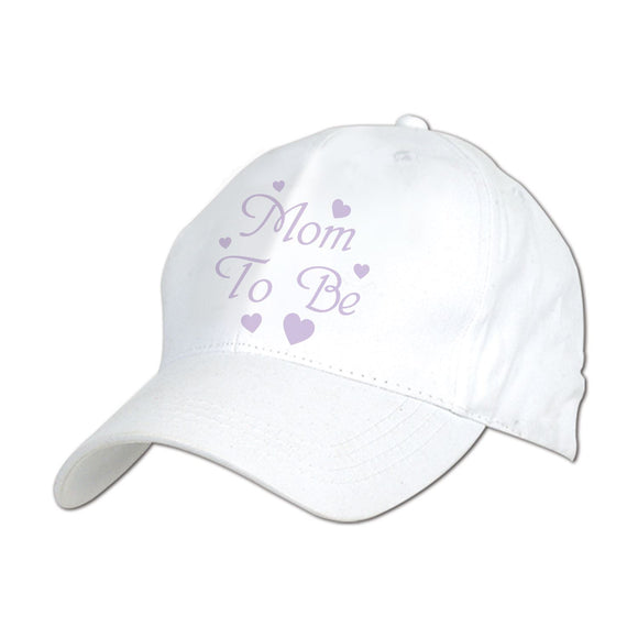 Beistle Embroidered Mom To Be Cap - Party Supply Decoration for Baby Shower