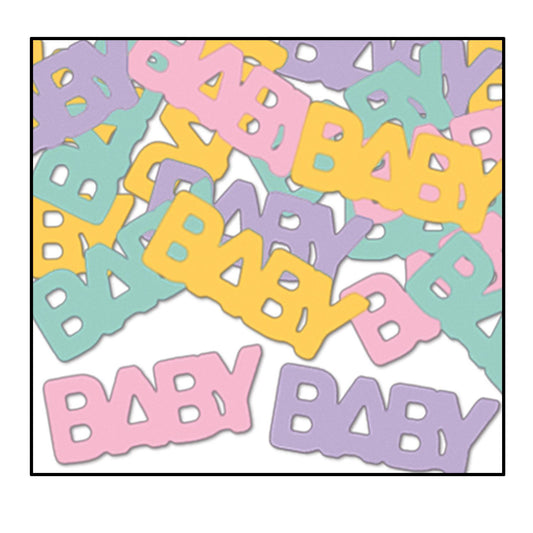 Beistle Baby Fanci-Fetti - Party Supply Decoration for Baby Shower