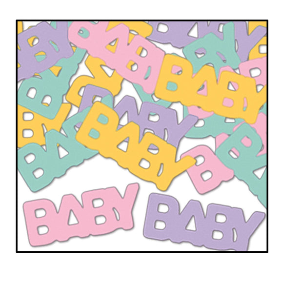 Beistle Baby Fanci-Fetti - Party Supply Decoration for Baby Shower