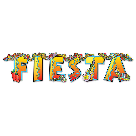 Beistle Printed Fiesta Streamer 8 in  x 35 in  (1/Pkg) Party Supply Decoration : Fiesta/Cinco de Mayo
