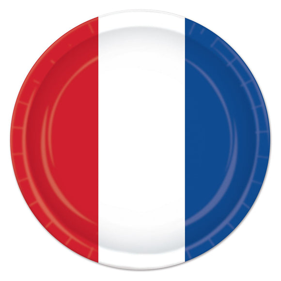Beistle Red, White & Blue Plates - Party Supply Decoration for Patriotic