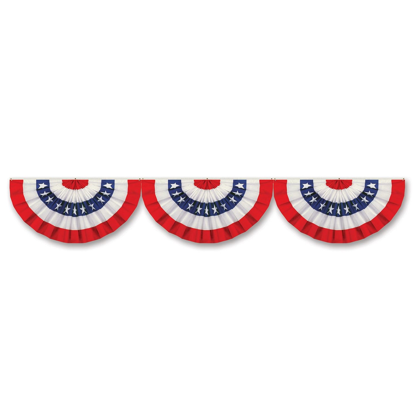 Beistle Jointed Red, White, and Blue Bunting Cutout  (1/Pkg) Party Supply Decoration : Patriotic