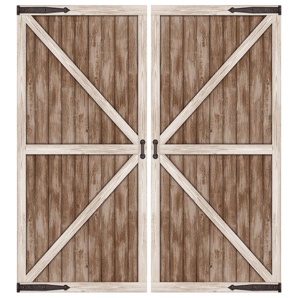 Beistle Western Barn Door Photo Prop - Party Supply Decoration for Prom