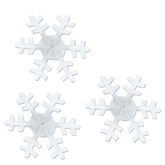 Beistle Winter Snowflakes (15/pkg) - Party Supply Decoration for Christmas / Winter