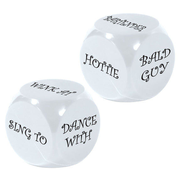 Beistle Bachelorette Decision Dice Game - Party Supply Decoration for Bachelorette