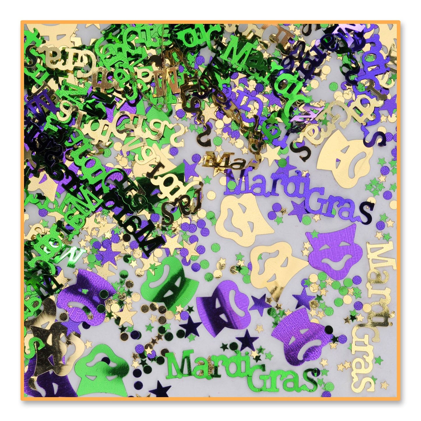 Beistle Mardi Gras Confetti - Party Supply Decoration for Mardi Gras