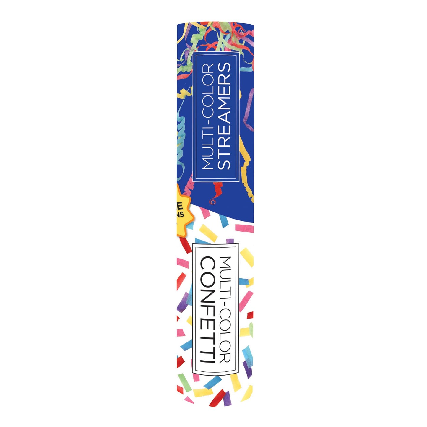 Beistle Handheld Confetti & Streamer Tubes 90.75 in  (5/Pkg) Party Supply Decoration : General Occasion