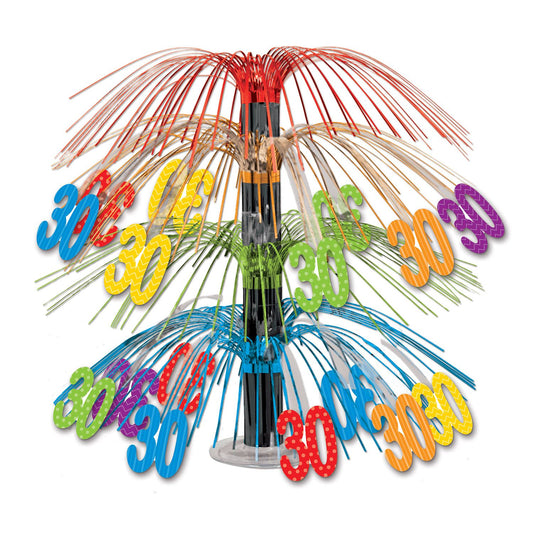 Beistle 30 Cascade Centerpiece 18 in  (1/Pkg) Party Supply Decoration : Birthday-Age Specific