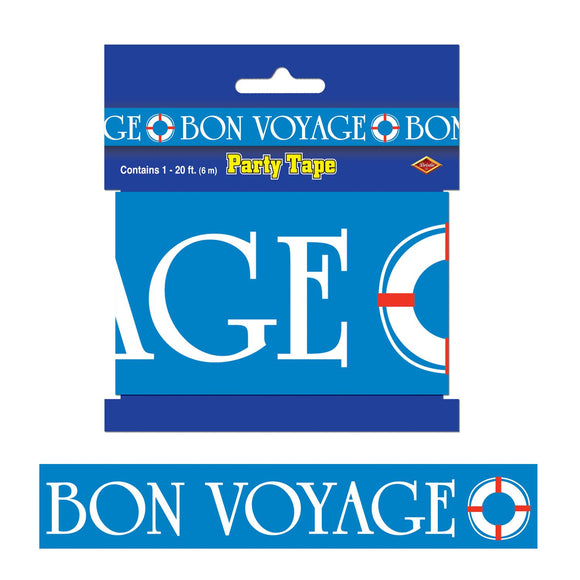 Beistle Bon Voyage Party Tape - Party Supply Decoration for Nautical