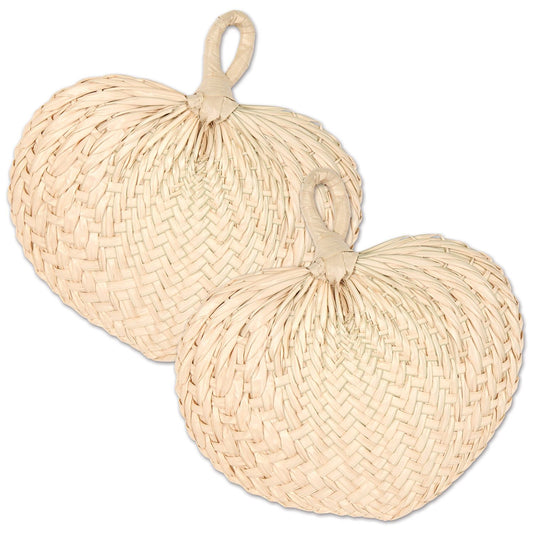 Beistle Raffia Fans - Party Supply Decoration for Luau