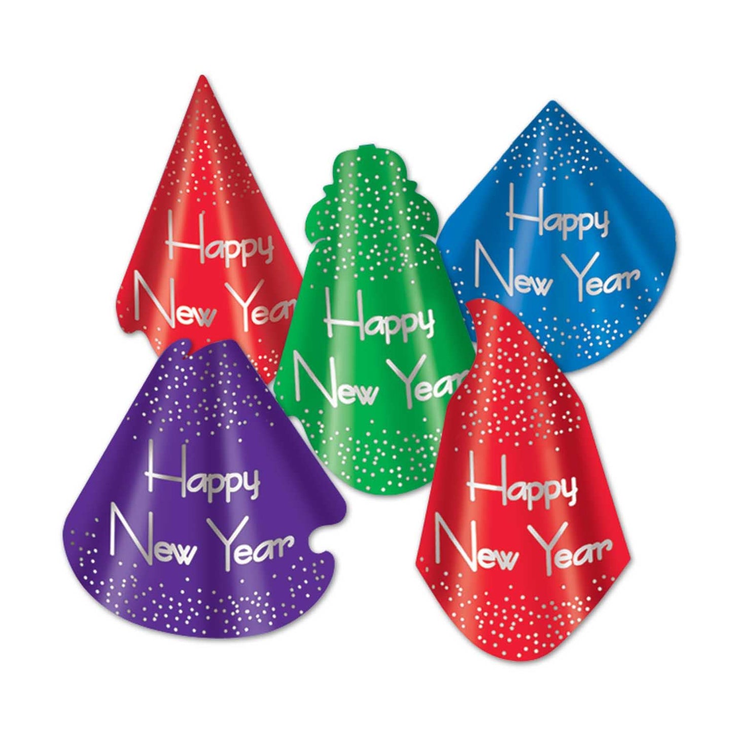 Beistle Headliner New Year Hats (sold 50 per box) - Party Supply Decoration for New Years