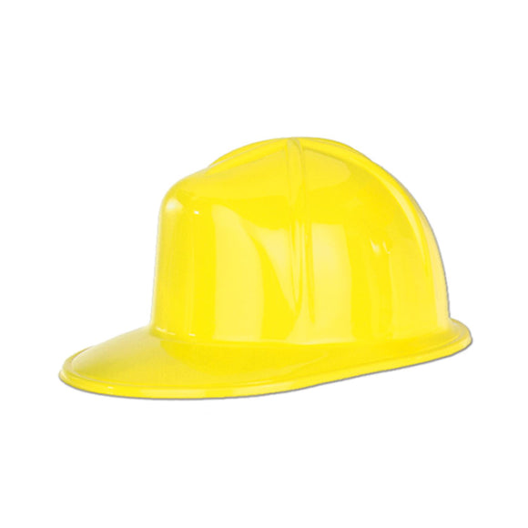 Beistle Yellow Plastic Construction Helmet - Party Supply Decoration for Construction