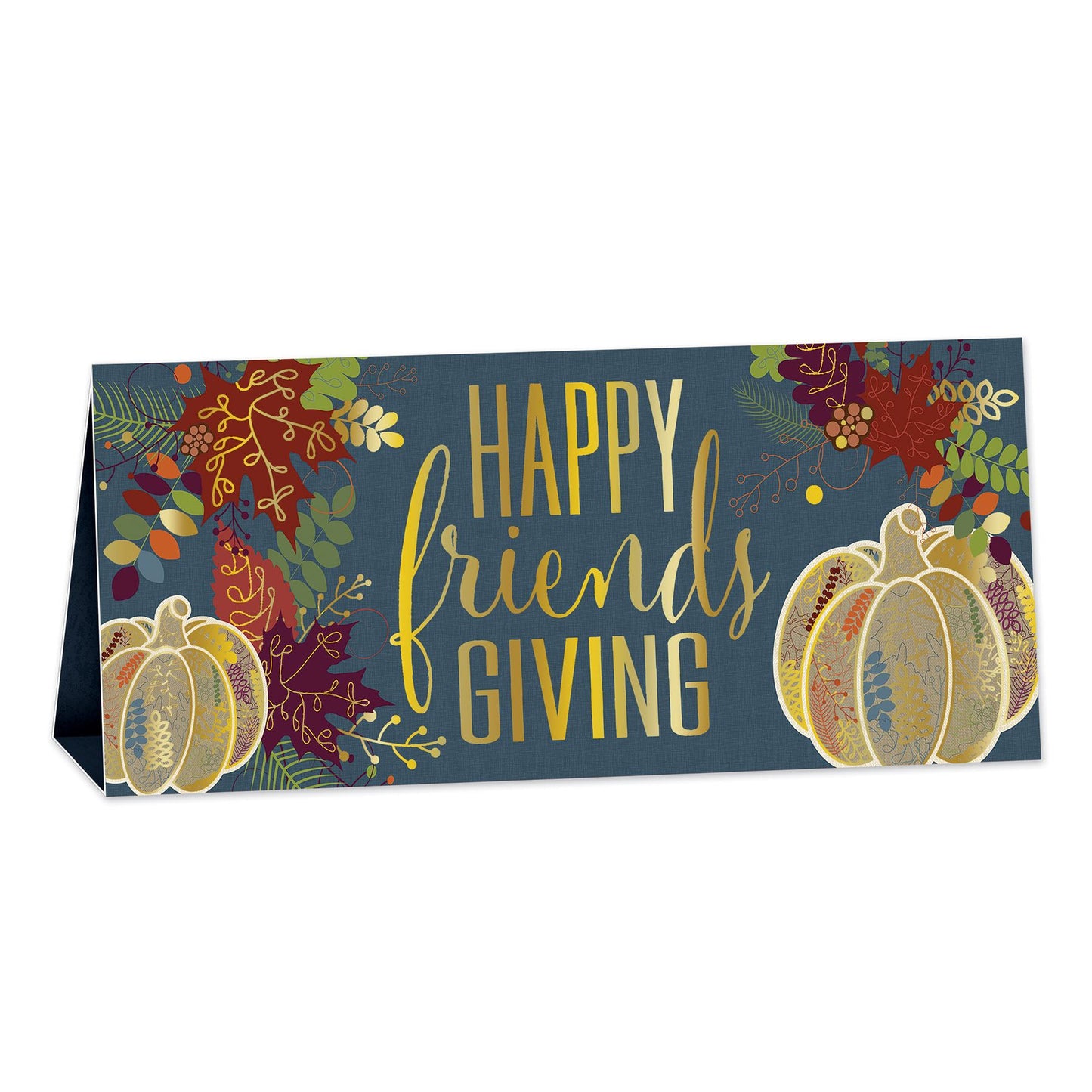 Beistle 3-D Foil Happy Friendsgiving Centerpiece  (1/Pkg) Party Supply Decoration : Thanksgiving/Fall